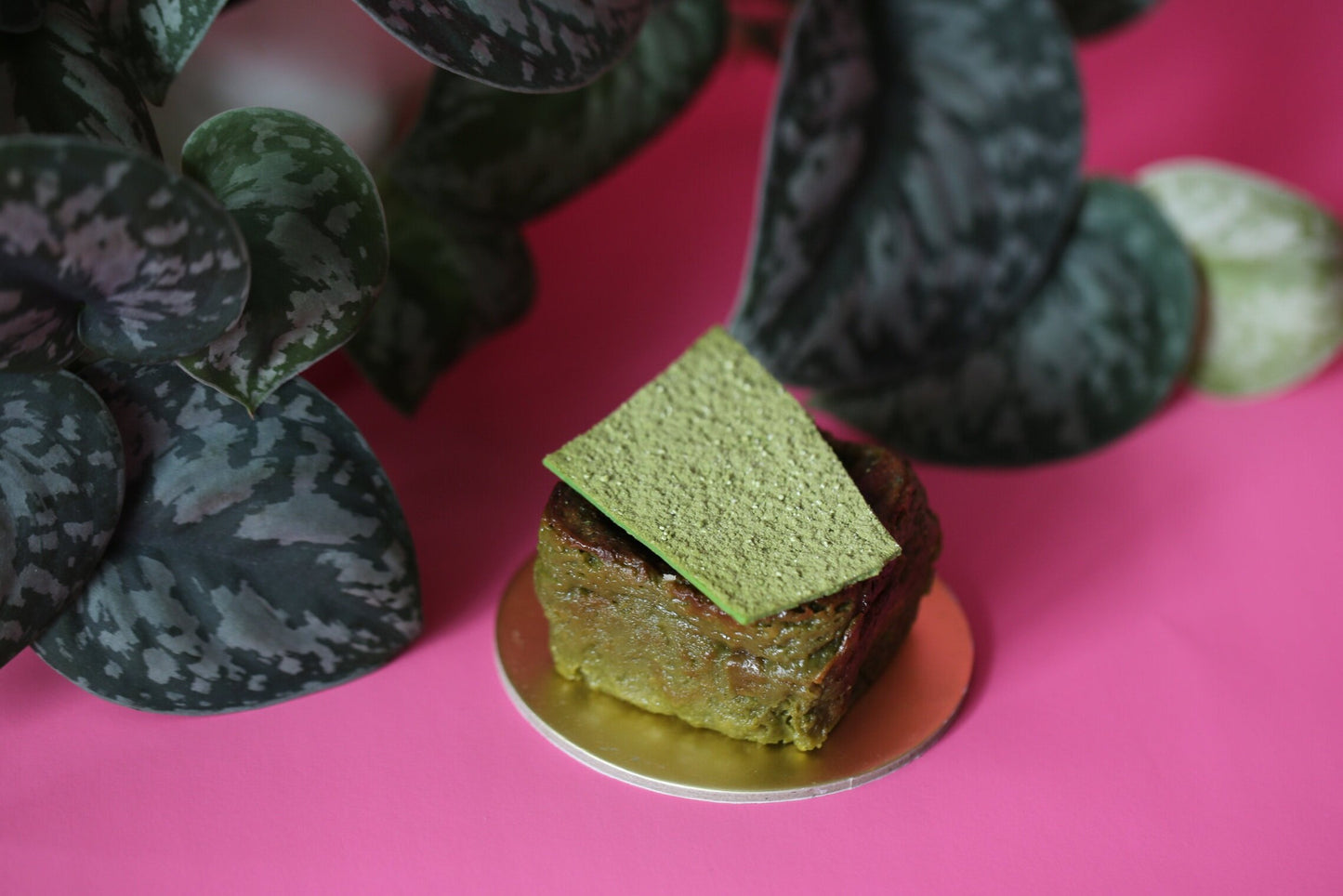 Keto Matcha Basque Cheesecake